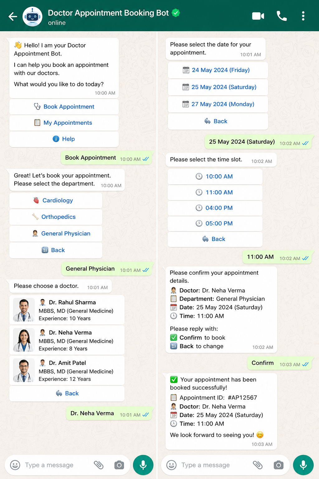 Chatbot preview screenshot
