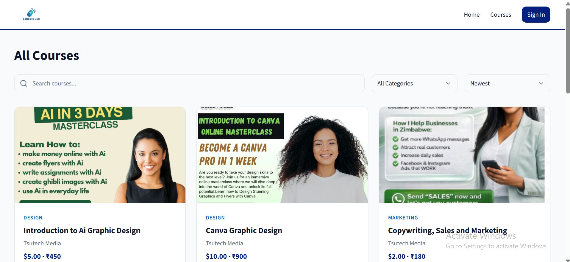 Web2 sample
